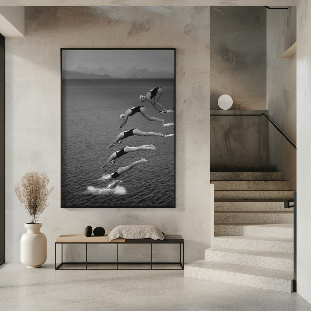 Wall art The beauty of diving