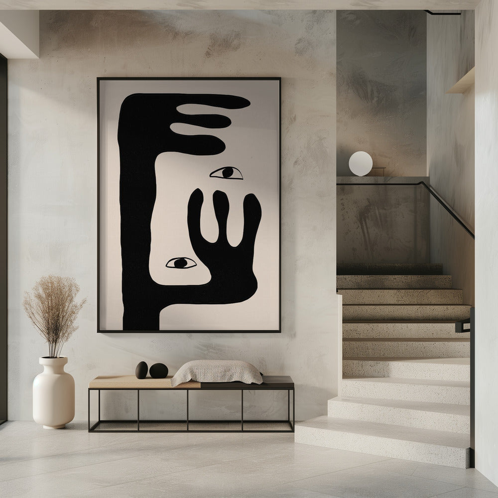 Wall art Abstract Face No2.