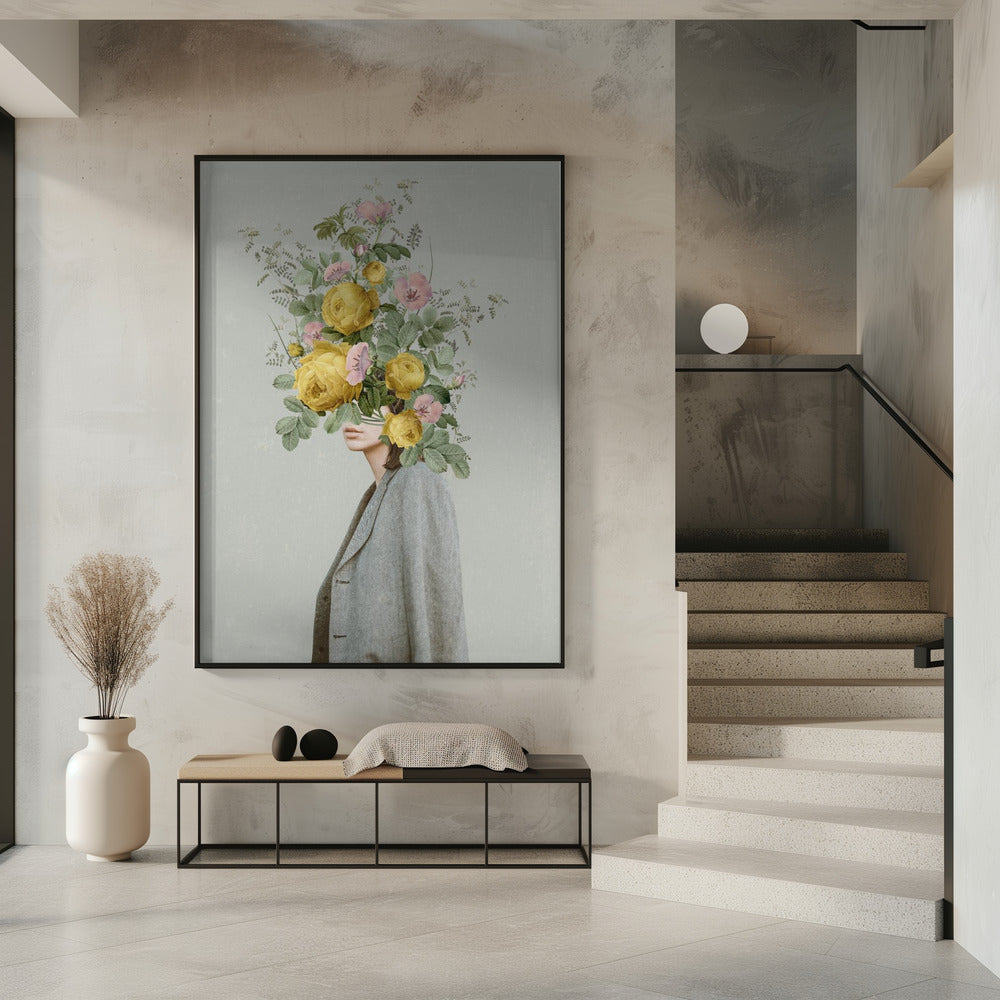 Wall art Yellow bouquet