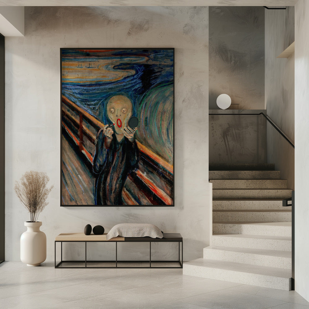 Wall art Screaming Make Up