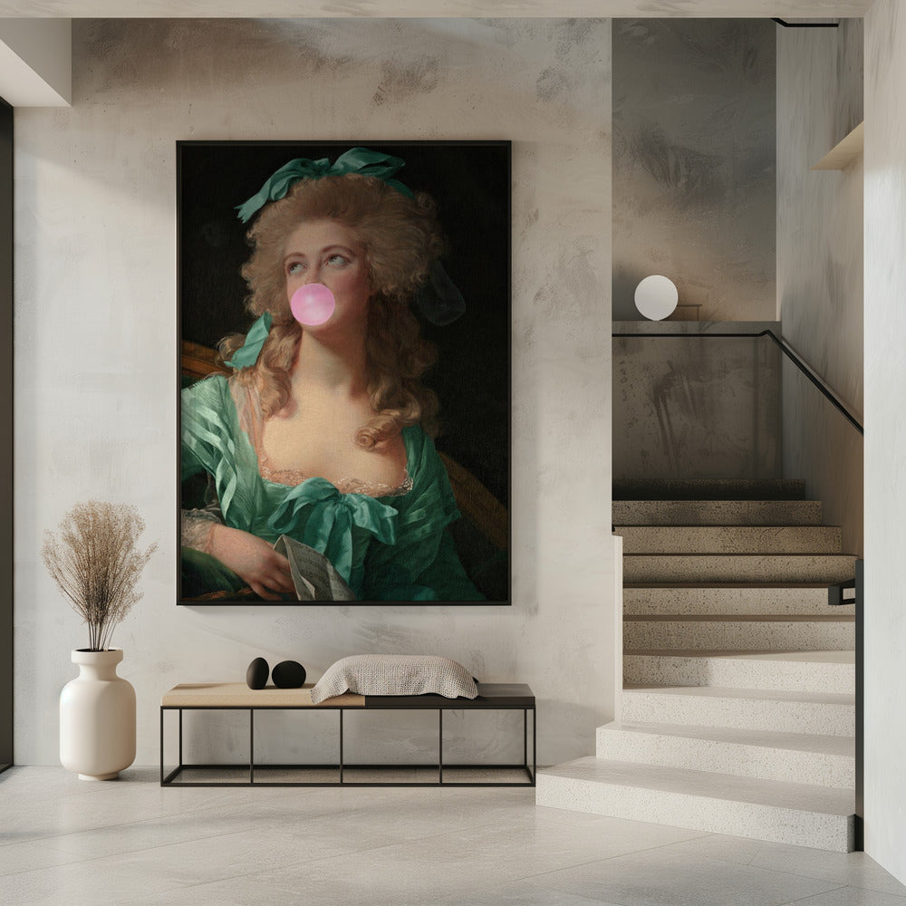 Wall art Madame Bubble-Gum