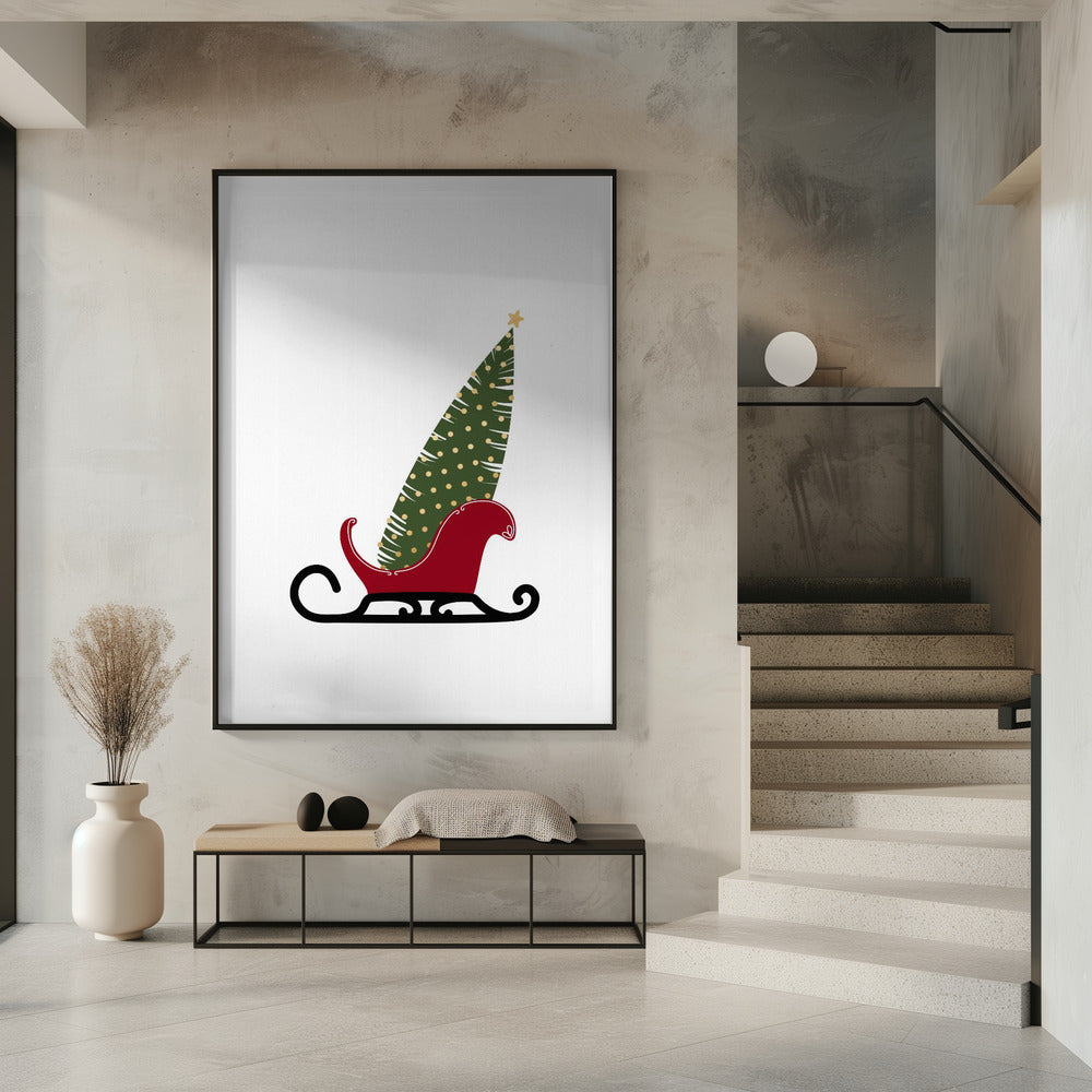 Wall art Let's go (gold)