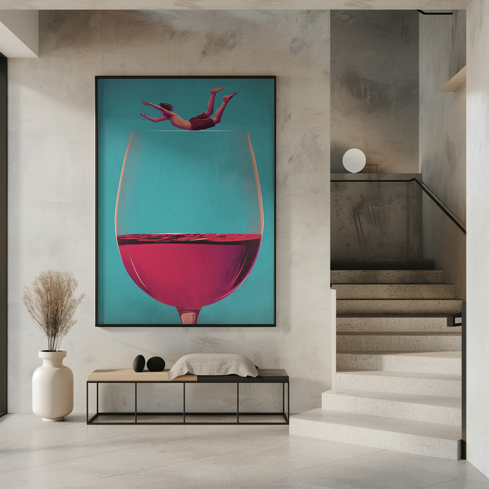 Wall art Wine Dive