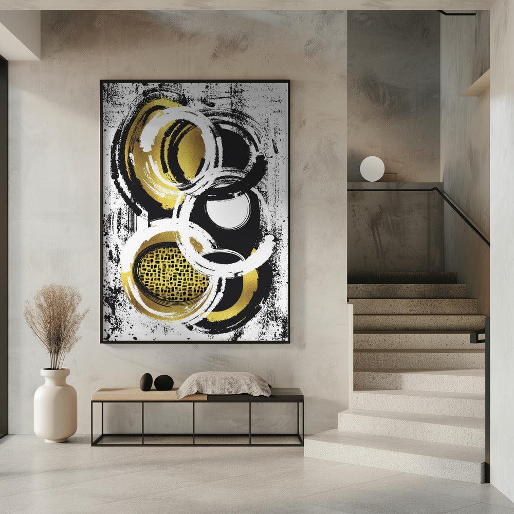 Wall art Abstract Painting No. 2 | gold