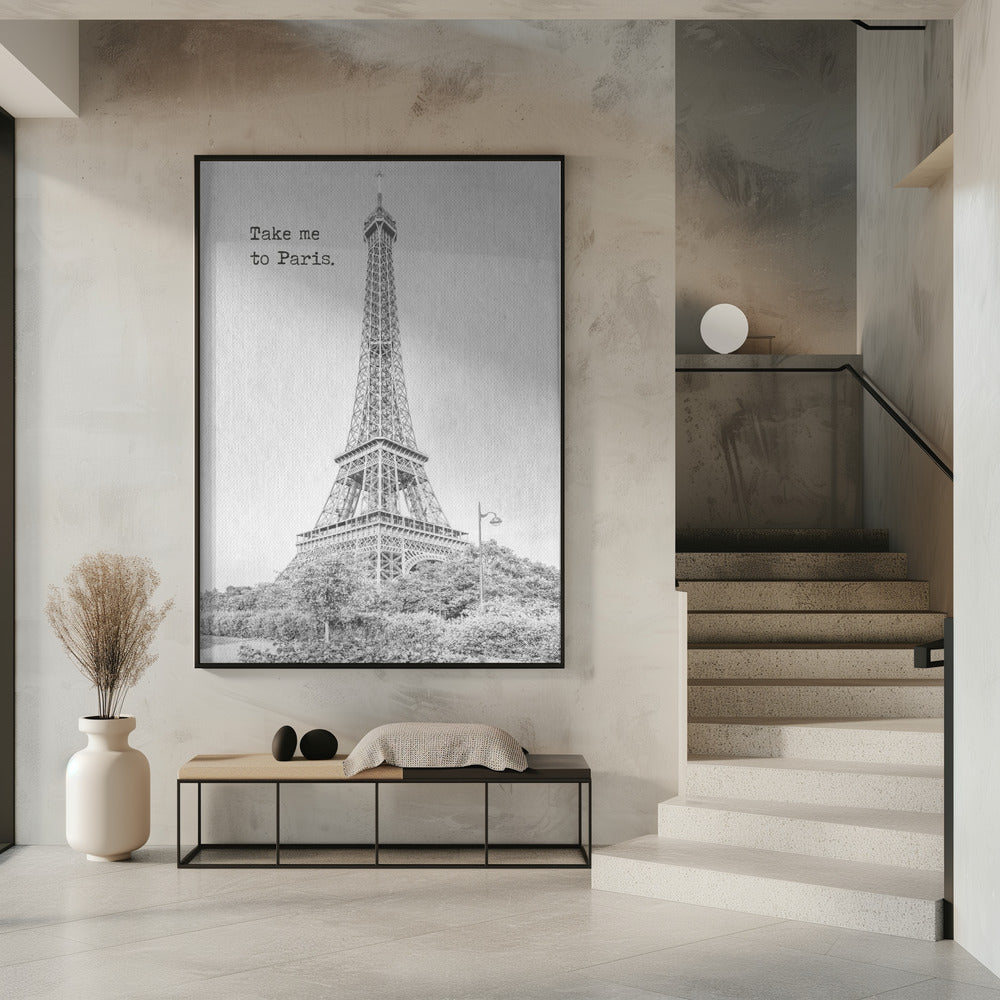 Wall art Take me to Paris