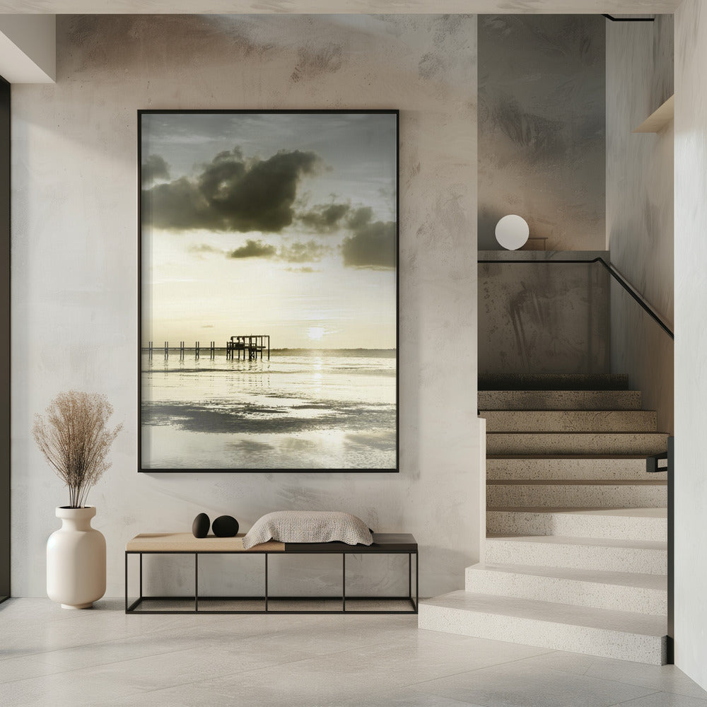 Wall art Vintage Bokeelia Sunset