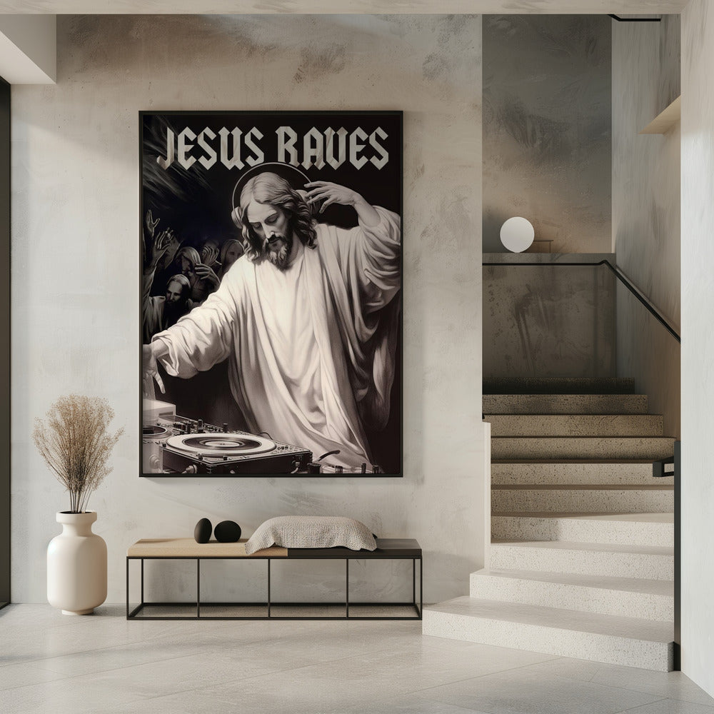 Wall art Jesus Raves