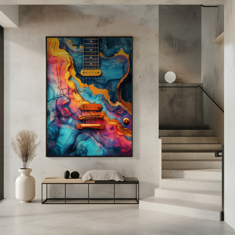 Music Guitar 3 Canvas Print