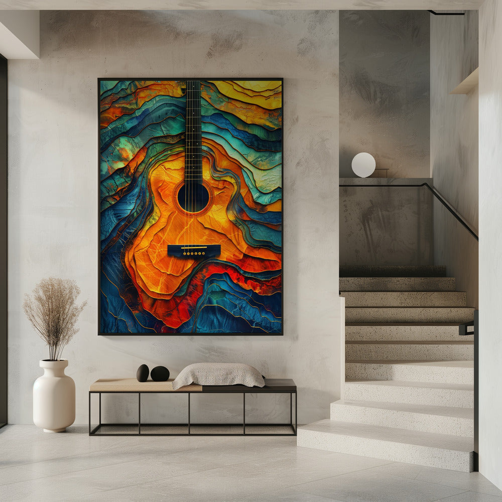 Music Guitar 6 Canvas Print