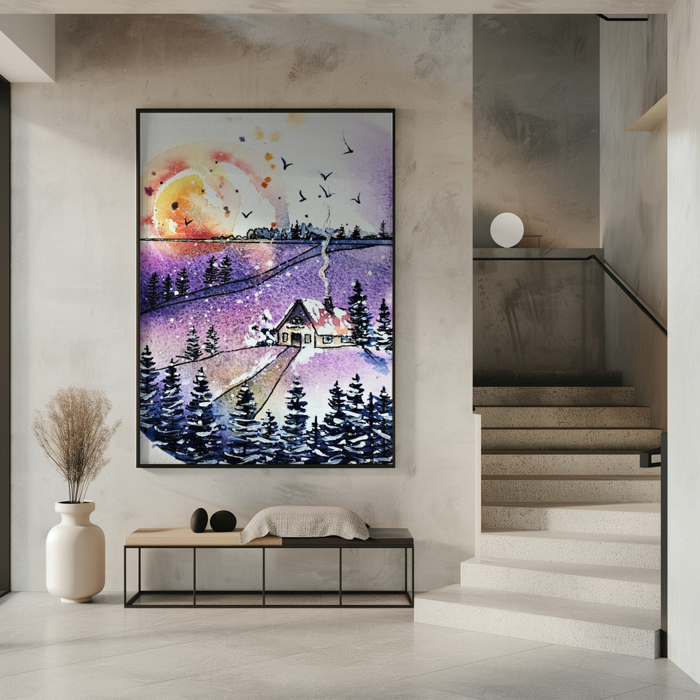 Wall art Winter 2 Canvas Print