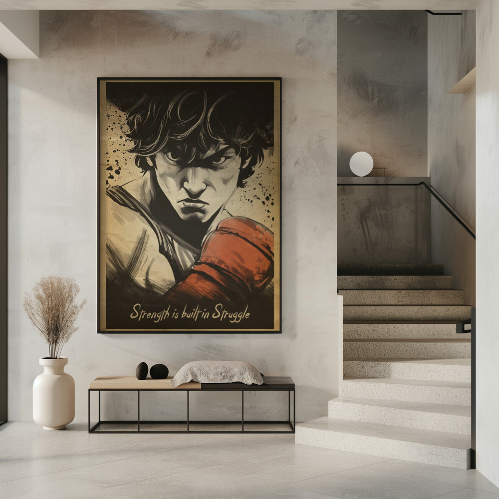 Wall art Strength Is Built In Struggle