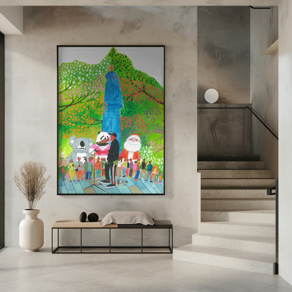 Wall art Street Concert Canvas Print