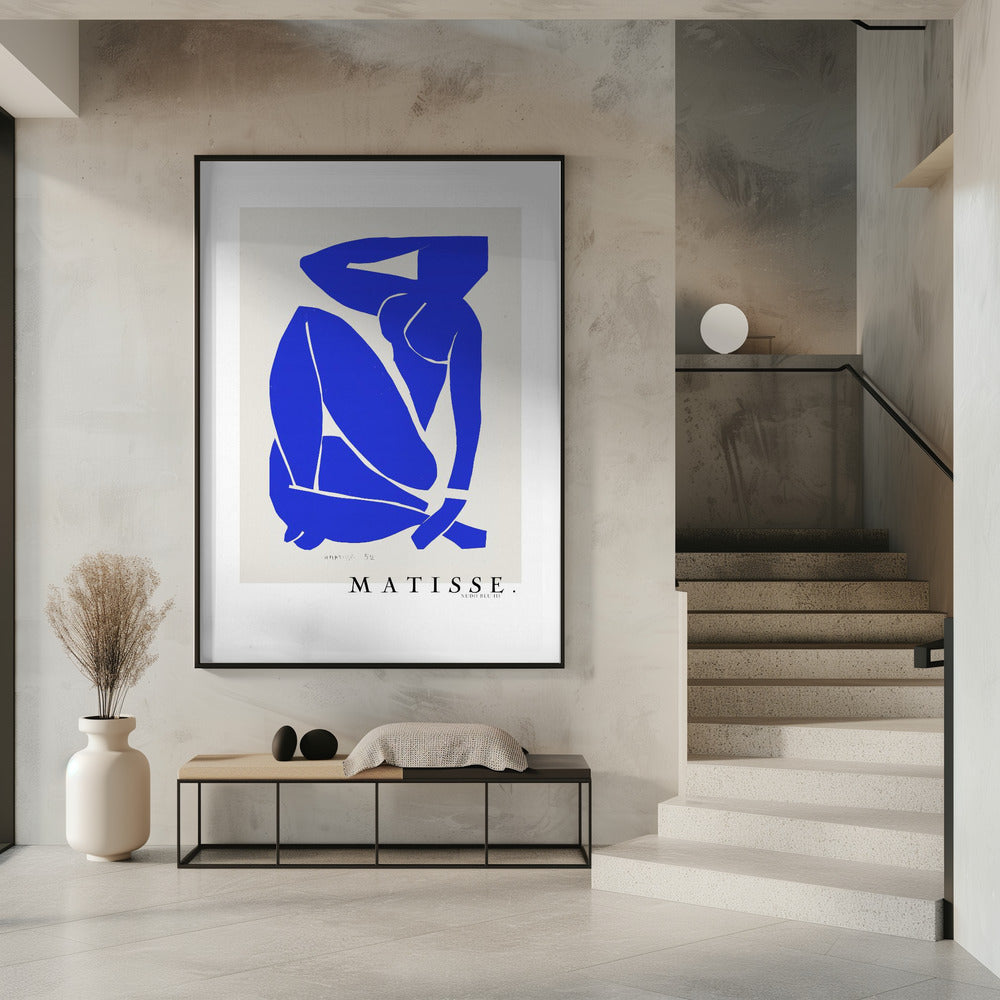 Wall art Nudo Blu III 1952 Boarder