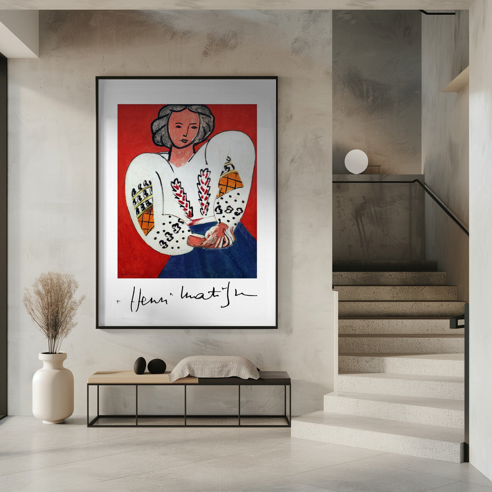 Wall art Henri Matisse, La Camicetta Romena, 1940