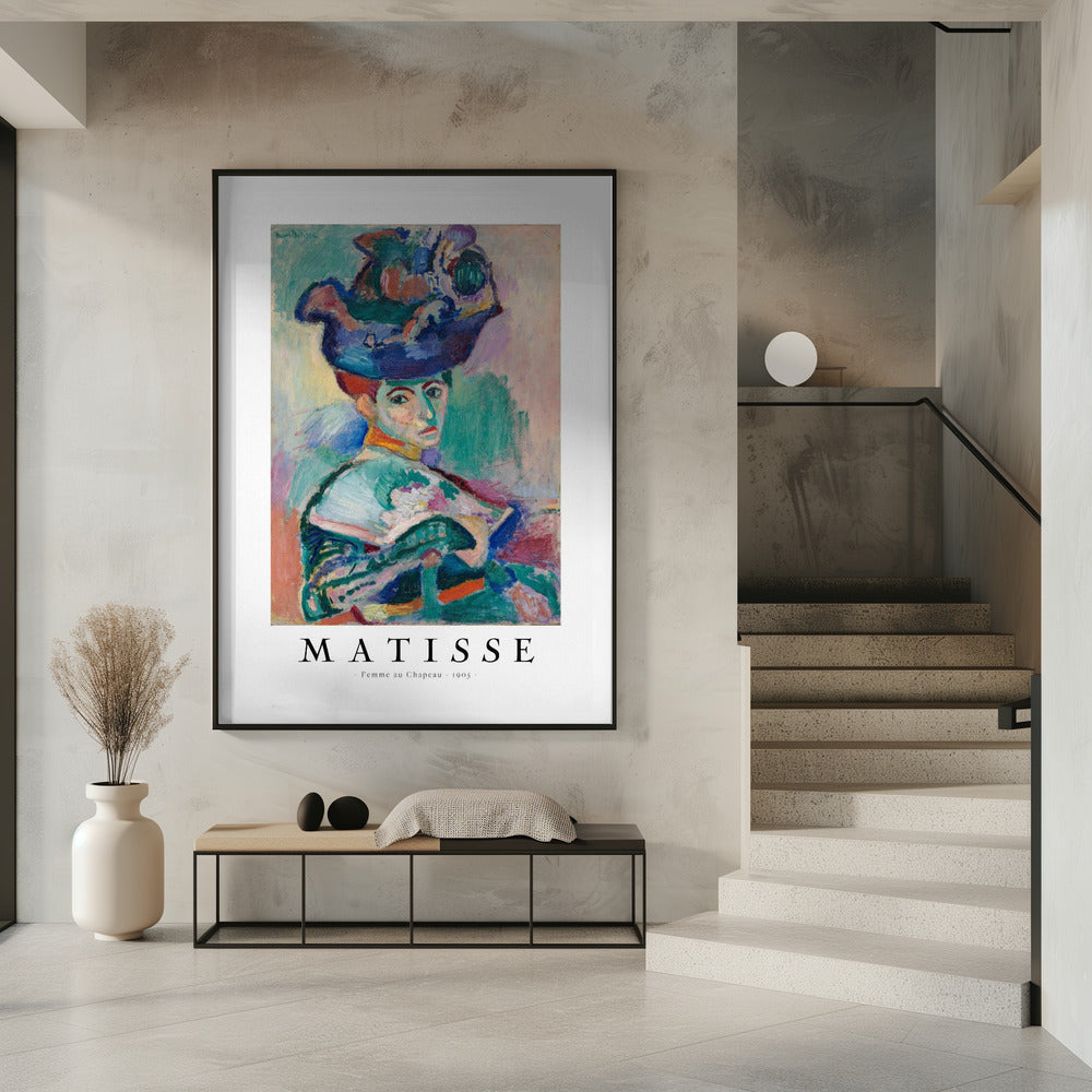 Wall art Woman With Hat 1905