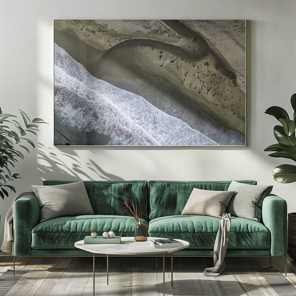 Wall art Big Sur Aerial