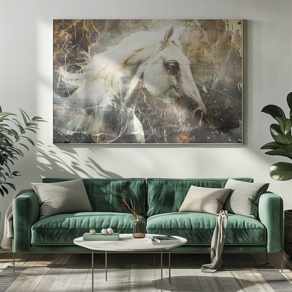 Wall art Horse Animal Vintage Art Illustration Wallart 08