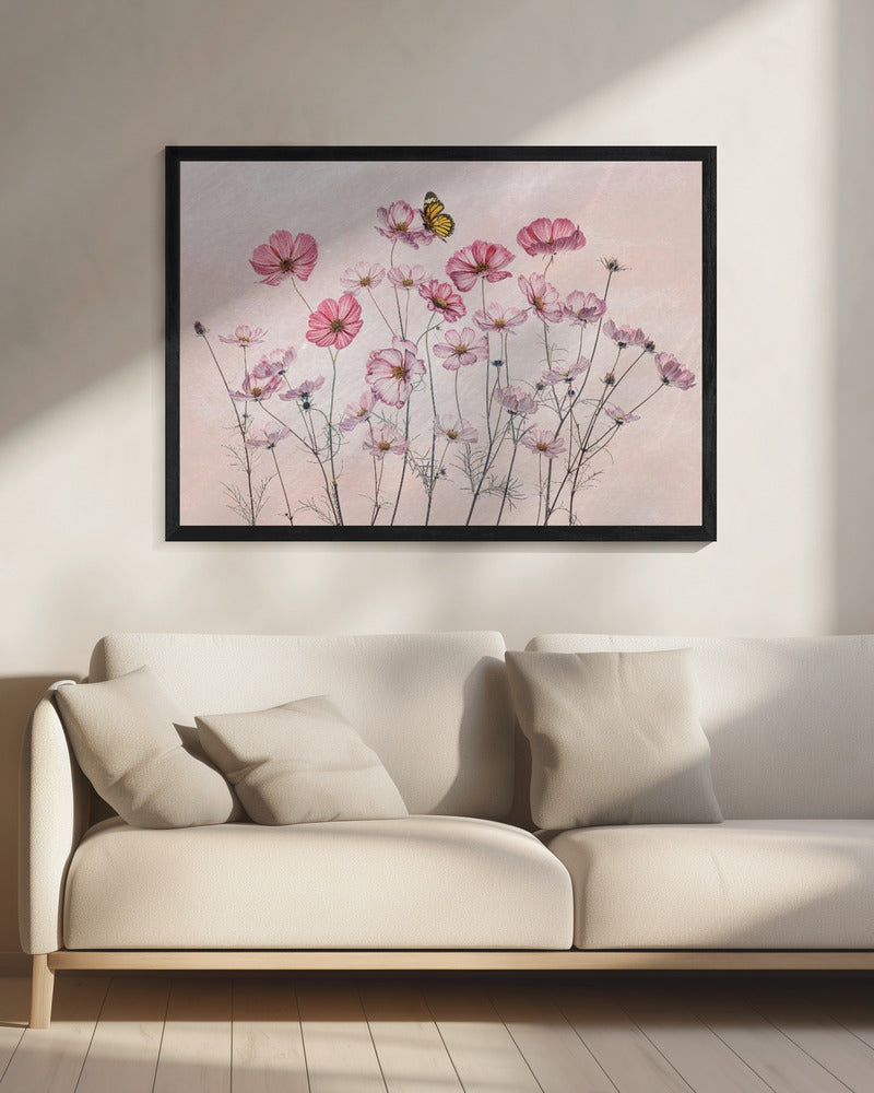 Wall Art Cosmos and Butterfly