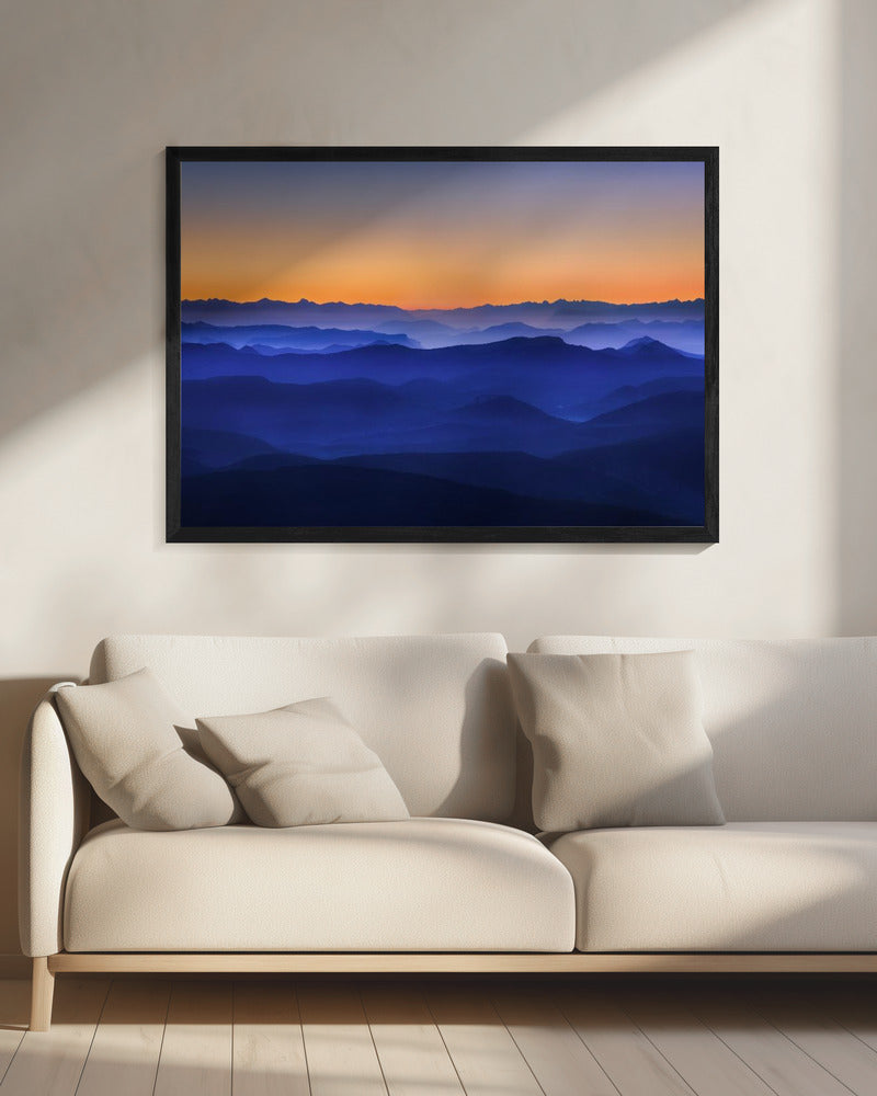 Wall art Misty Mountains