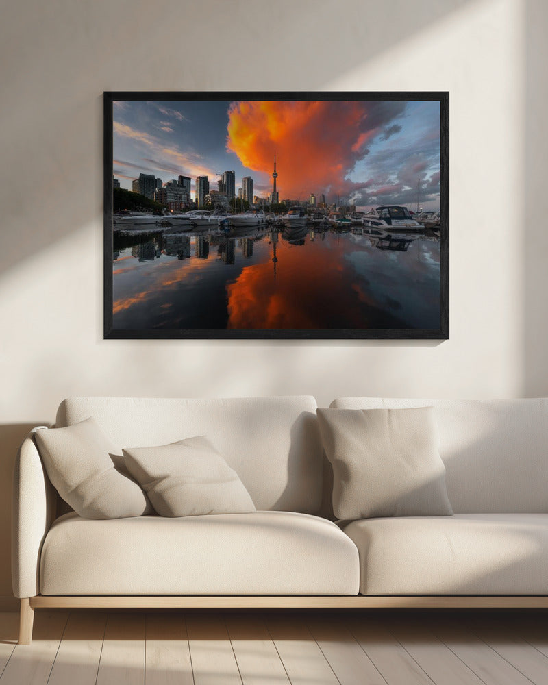 Wall art Burn in Toronto Canvas Print