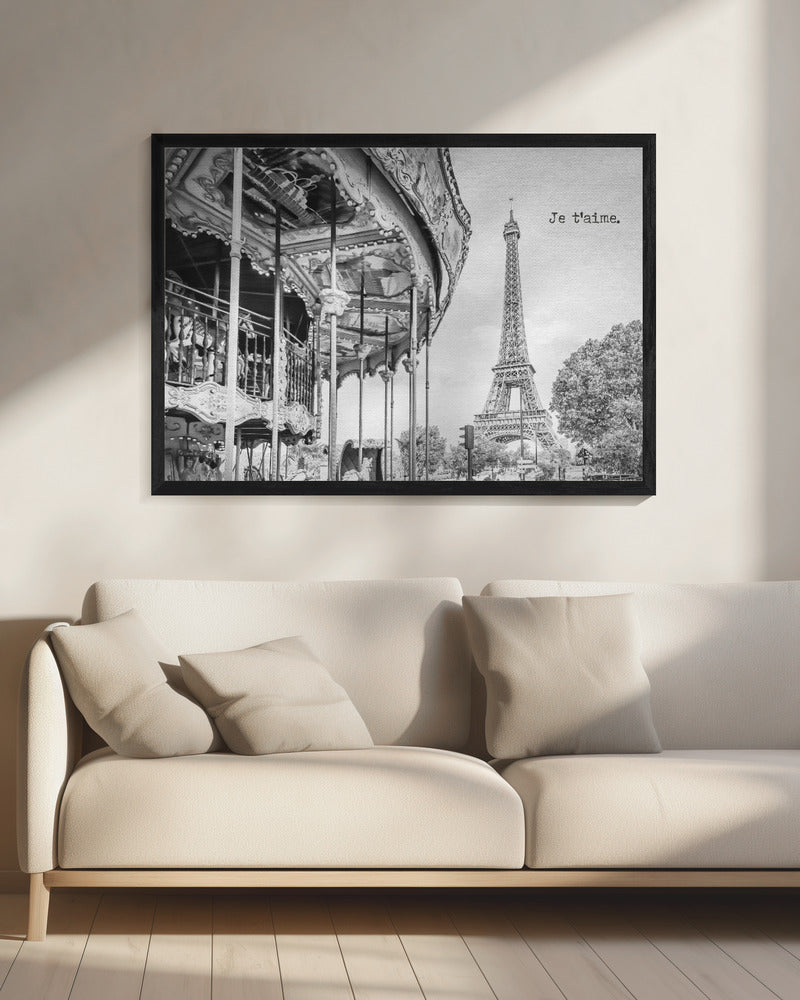 Wall art Je t’aime - Paris