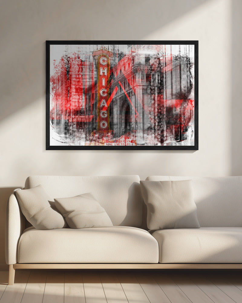 Wall art Chicago | Geometric Mix No. 4