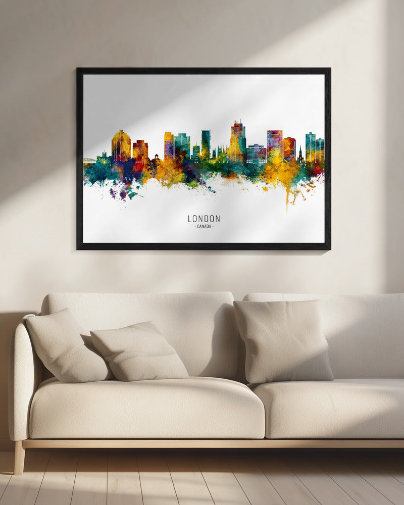 Wall art London Canada Skyline