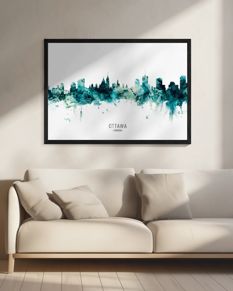 Wall art Ottawa Canada Skyline