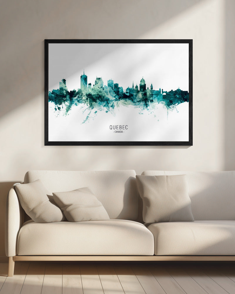 Wall art Quebec Canada Skyline