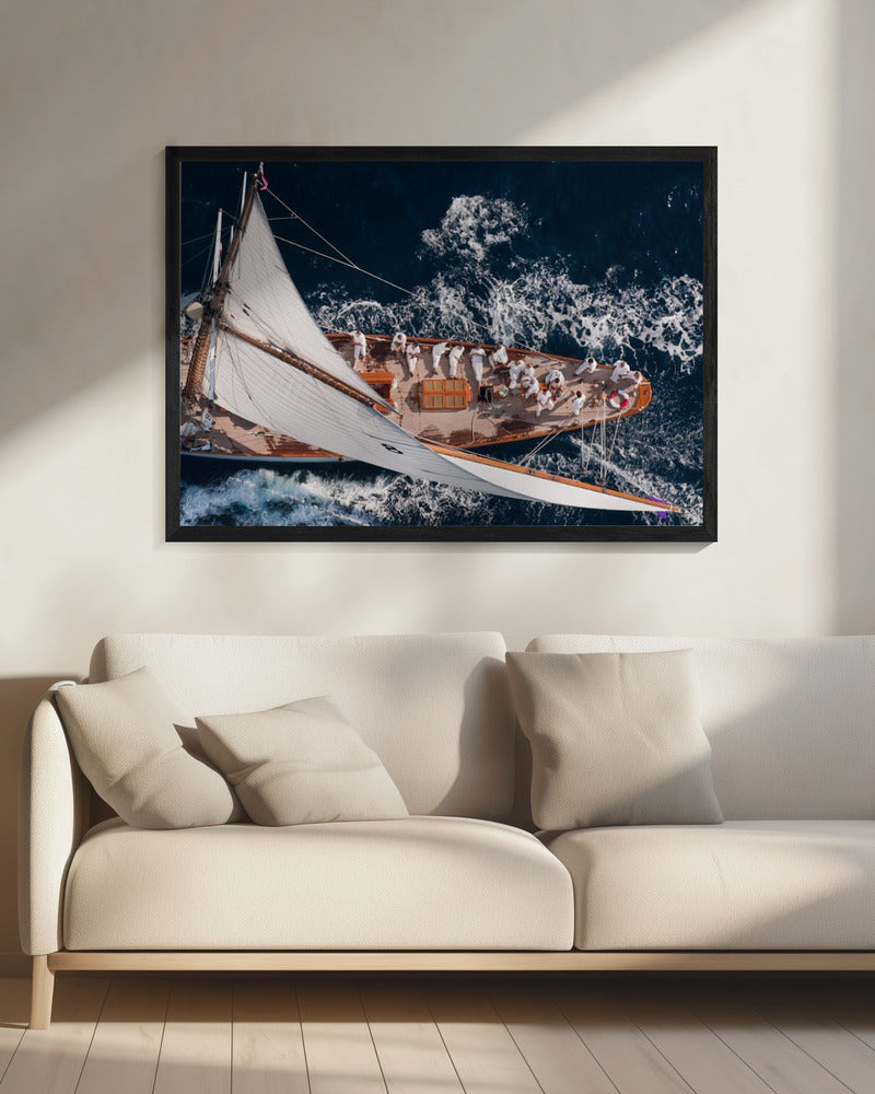 Wall art Above Moonbeam Canvas Print