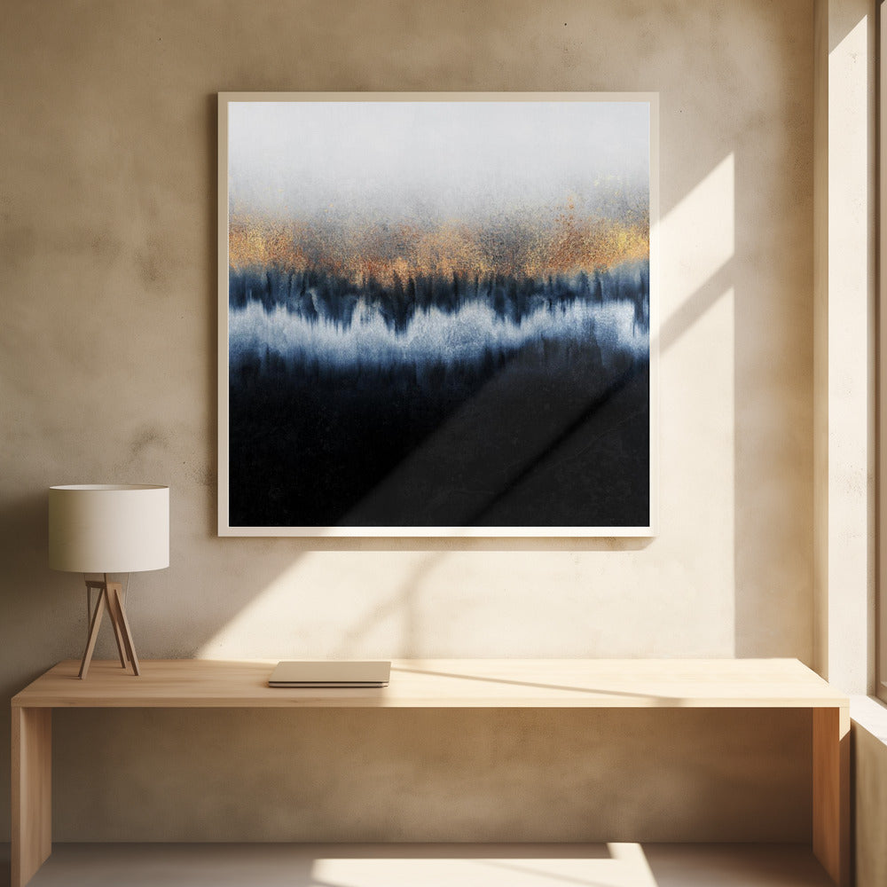 Wall Art Golden Horizon Abstract