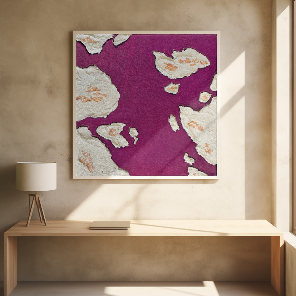Wall Art Aubergine Islands