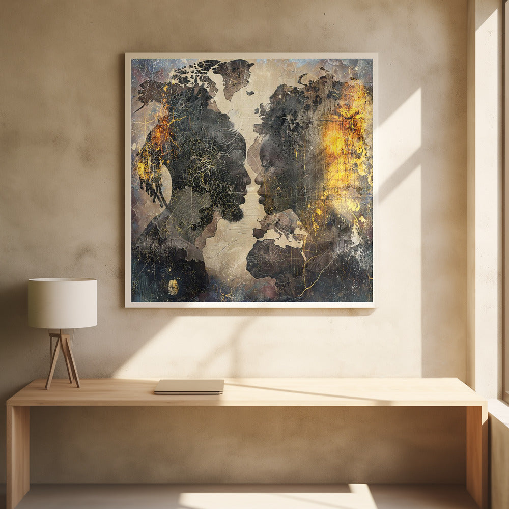 Wall art African Art Illustration Wallart 085