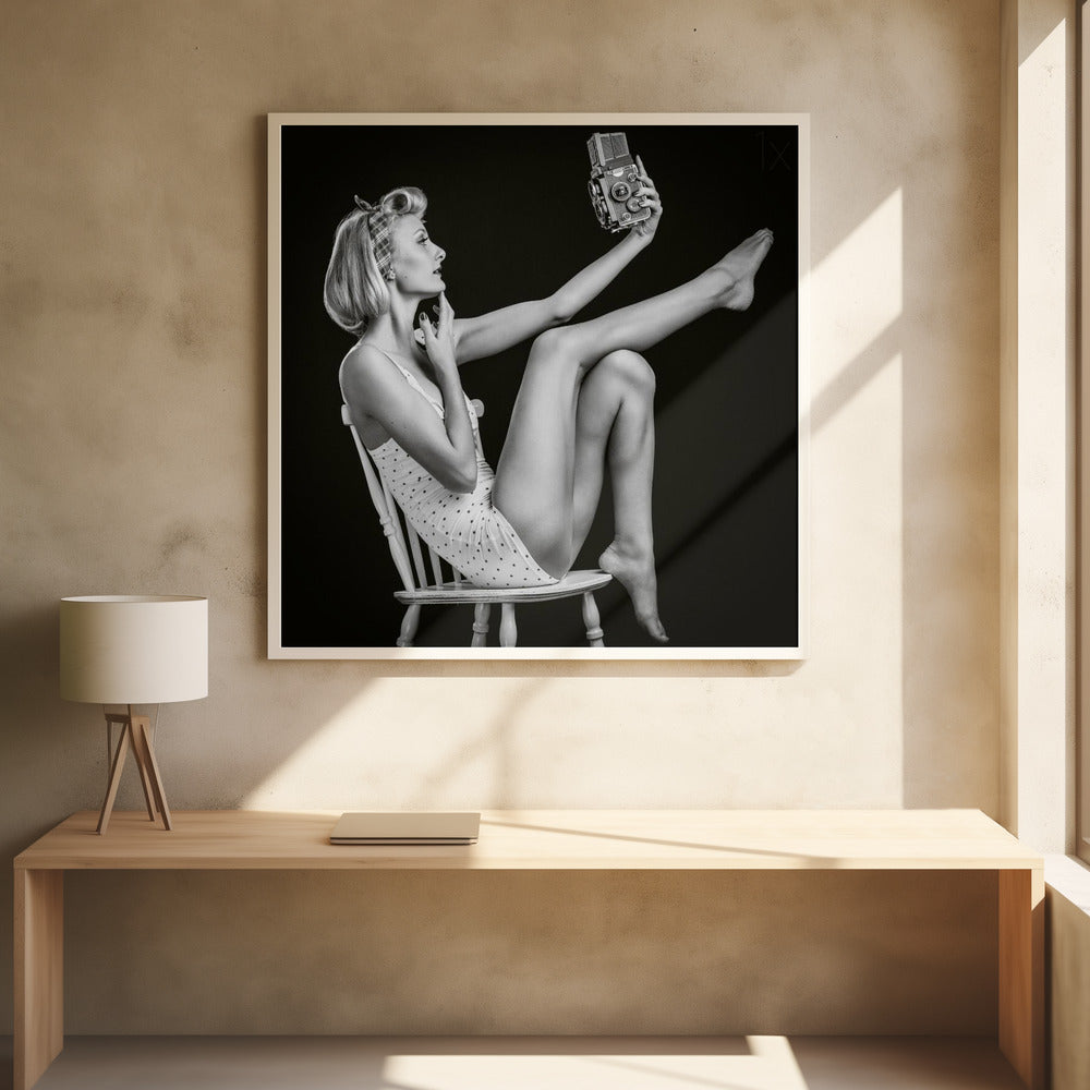 Wall art Vintage Selfie