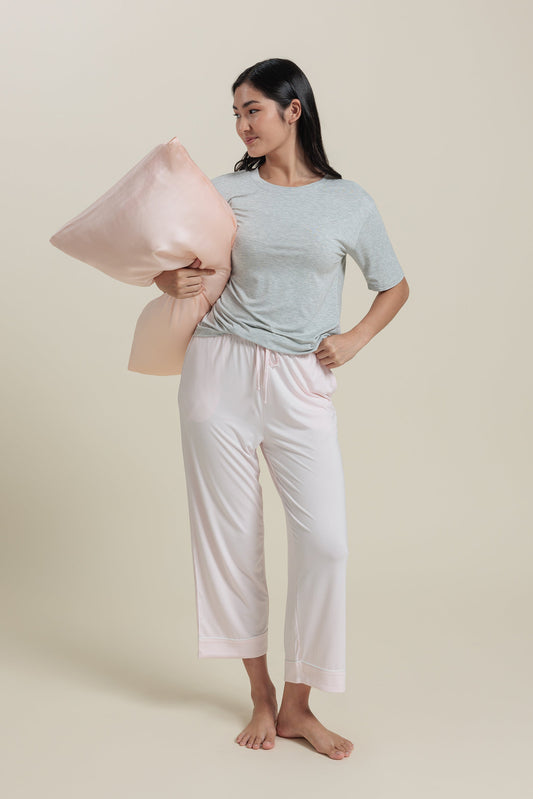Bamboo Pajama Cropped Pants