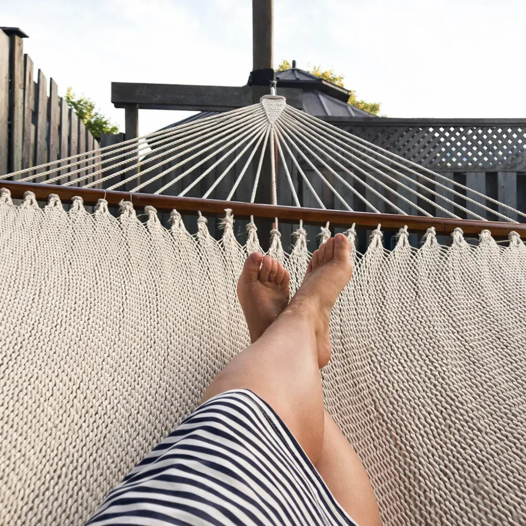 Polyester Rope Hammock - Soft-Woven Deluxe