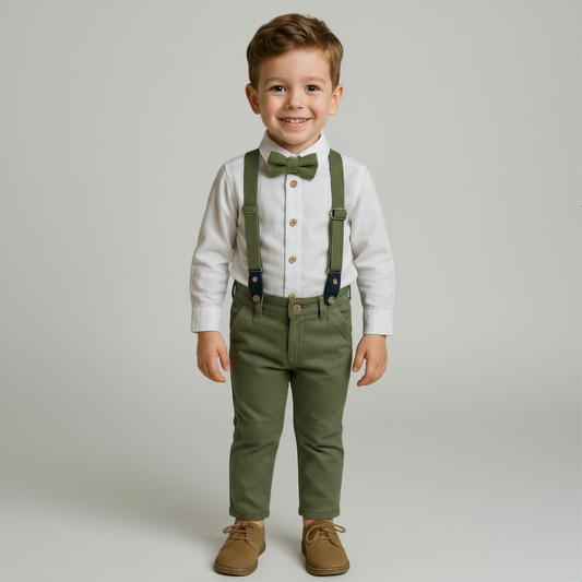 Timeless Boys Dressy Suspender Set