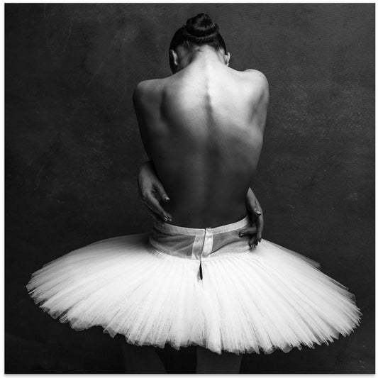 Wall art ballerina's back 2