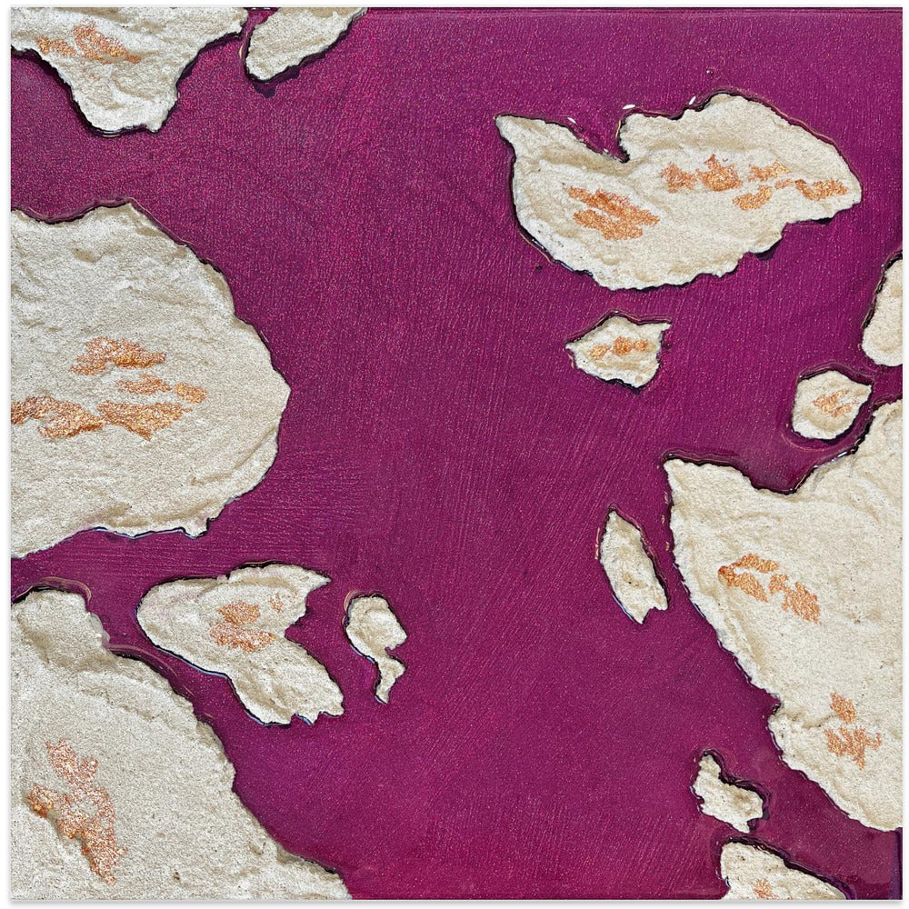 Wall Art Aubergine Islands