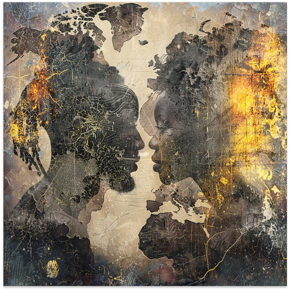 Wall art African Art Illustration Wallart 085