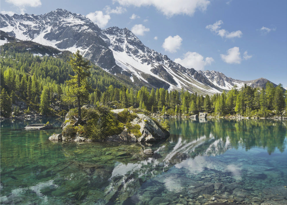 Wall art Green Mountain Lake