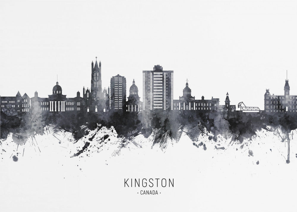 Wall art Kingston Canada Skyline