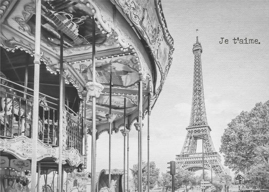 Wall art Je t’aime - Paris