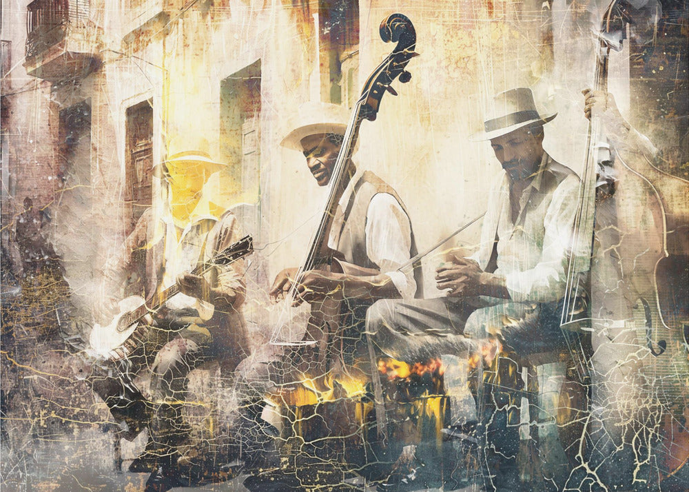 Wall art Music Art Illustration 11 Jazz Band