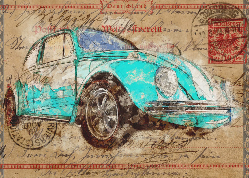 Wall art Art Volkswagen