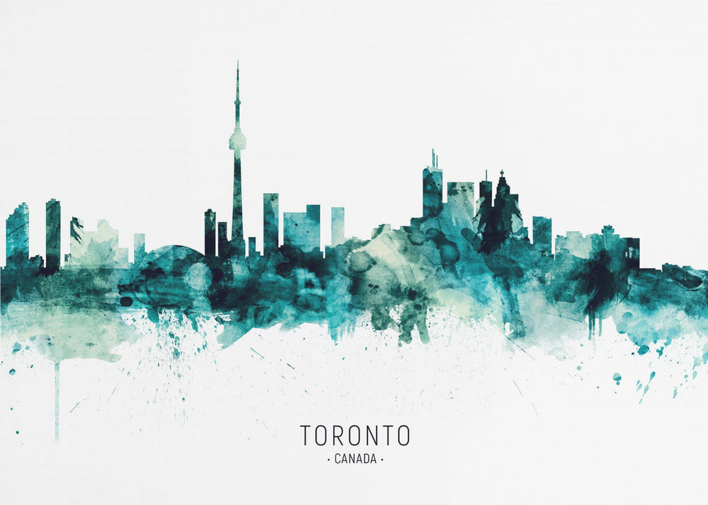 Wall art Toronto Canada Skyline