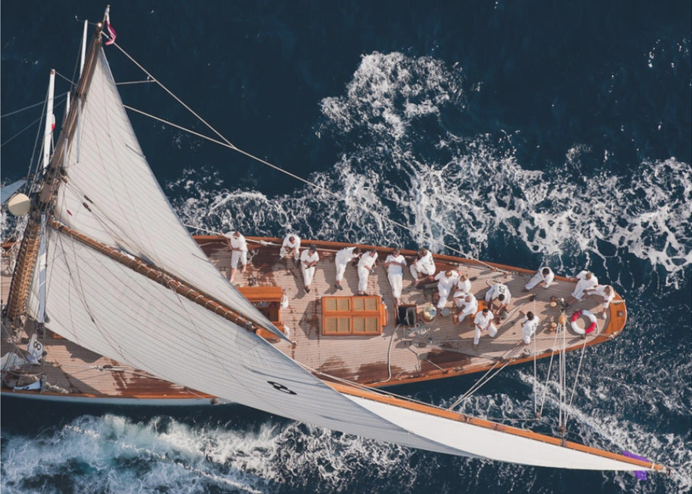 Wall art Above Moonbeam Canvas Print