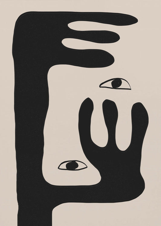 Wall art Abstract Face No2.