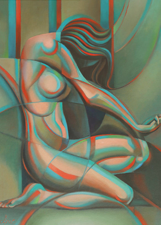 Wall art Anaglyphical Roundism - 12-05-22