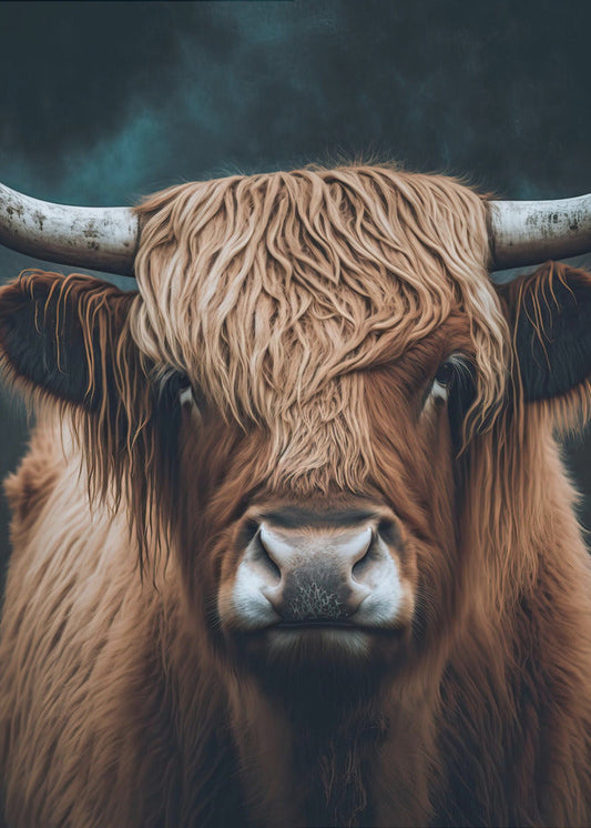 Wall art Highland Cow Canvas Print